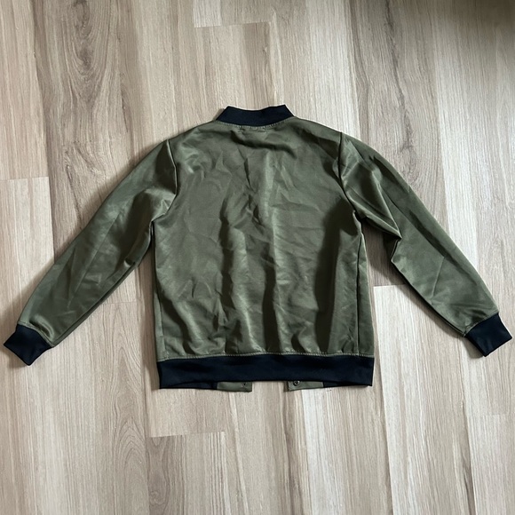 Olive Green Bomber Jacket - Picture 3 of 3